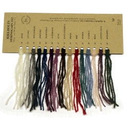 Farbkarte für Hjelholts Merino Nm 10/2